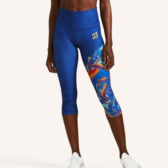 Peloton WITH BHM Temi Coker Cropped Leggings - Picture 1 of 9